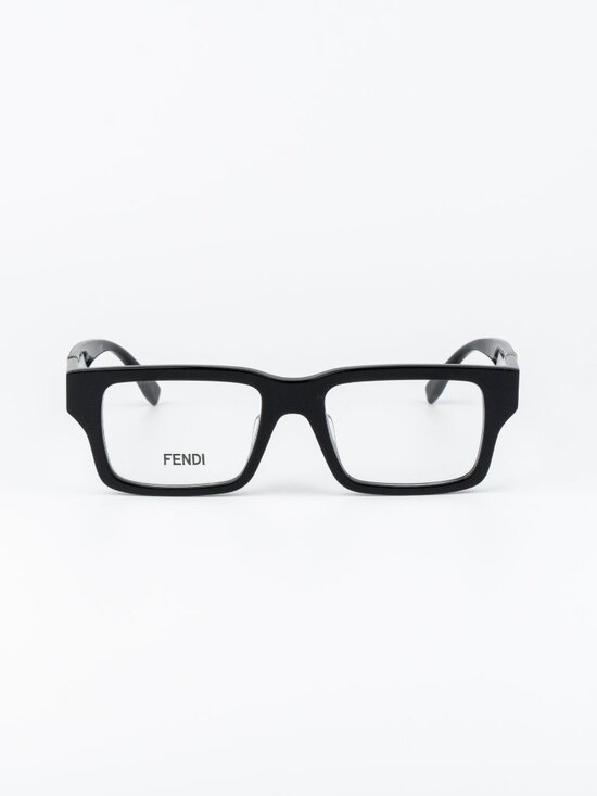 Fendi DIAGONAL Women Eyeglasses Square Black FE50114F 001 NEW AUTHENTIC main image 4